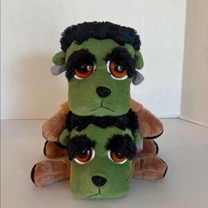 Russ Berrie Frankenpup Halloween Plush Puppy Vintage Stuffed Animal